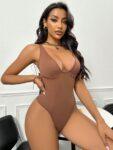 SHAPE Women’s Shapewear Bodysuit With Thong