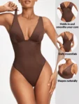 SHAPE Women’s Shapewear Bodysuit With Thong