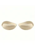 1pair Thickened Insert Underwear Bra Scale-Out Chest Latex Pads For Women