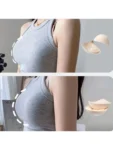 1pair Thickened Insert Underwear Bra Scale-Out Chest Latex Pads For Women