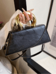 Long Asymmetric Metallic Tote Bag – Stylish & Modern Shoulder Handbag for Work, Travel & Everyday Use