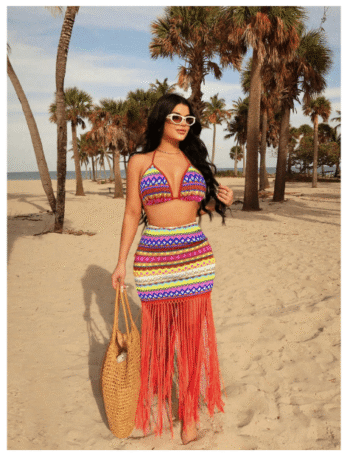 SXY Summer Hawaiian Beach Dress – Stylish Vacation Outfit & Beach Cover-Up for Women